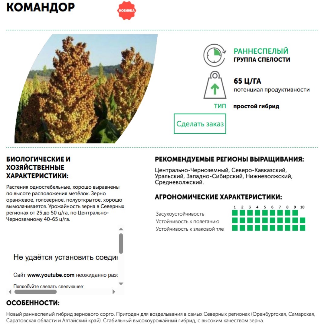 Командор описание